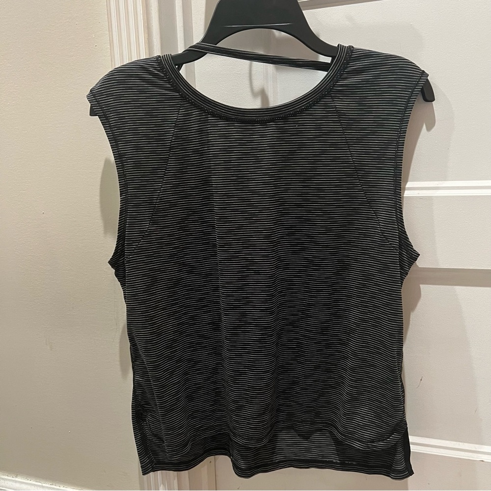 Black and white tank top